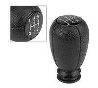 Nikou Schaltknauf, 5 Gang Auto Schalthebel Auto Tuning Schaltknäufe Schichthandball für Peu-getu 207 Cit-roen Sa-xo X-sara X-antia C2 C3 C4 (Schwarz)