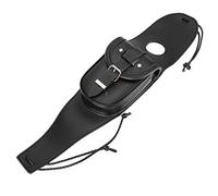 Nikou Tankdeckel Tasche, Tankrucksack Motorrad Motorrad Satteltasche Universal Motorrad Schwarz PU Leder Tankschutzhaube mit Tasche Motorrad Rücksitz Heck Zubehörtaschen