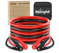 Nilight Starthilfekabel für Auto Batterie 4 Gauge 16 FT Booster Kabel Heavy Duty 600 A CCA mit Tragetasche Starthilfe Notfall Kit Pickup LKW RV Vans SUV