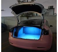 NIRBO Zubehör für die Kofferraumbeleuchtung, für Tesla 2019-2022 Modell 3, intelligenter Lichtbalken im hinteren Kofferraum, dekoratives Zubehör für LED-Lampenröhren,Blue