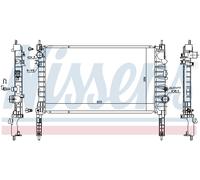Kühler, Motorkühlung NISSENS 630774