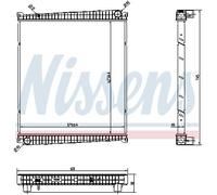 NISSENS 6378750 Kühler, Motorkühlung