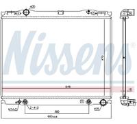 Nissens | Kühler, Motorkühlung | 66777