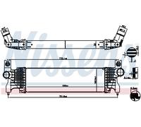NISSENS Ladeluftkühler 961556 für SUZUKI VITARA LY SX4 CROSS JY DDiS AKK 416D