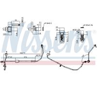 NISSENS Hochdruckleitung, Klimaanlage 840138 für VW