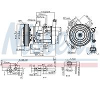 Klimakompressor NISSENS 890159