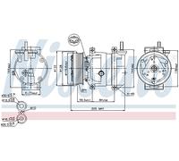 Klimakompressor NISSENS 89221