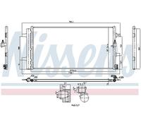 NISSENS 941261 Klimakondensator