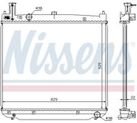 Nissens | Kühler, Motorkühlung | 64649A