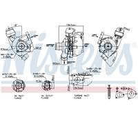 NISSENS Lader, Aufladung mit Dichtungen für HYUNDAI KIA 93203