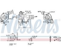 Nissens Lader / Aufladung 93426 für Renault, Dacia, Mercedes‑Benz – mit Dichtungen
