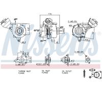 Nissens Lader 93482 mit Dichtungen für Peugeot, Fiat, Lancia, Citroën