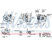 NISSENS Lader, Aufladung mit Dichtungen für AUDI 93501