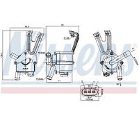 NISSENS Wasserpumpe Zusatzwasserpumpe, Turbolader Wasserpumpe,Zusatzwasserpumpe, 12V für BMW 831084