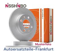 NISSHINBO Bremsscheiben HINTEN für SUBARU Legacy 3 Outback