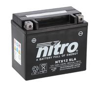 Nitro Batterie 12V 10AH YTX12-BS (für: Suzuki DL 650 V-Strom XT ABS C7 15-16 )