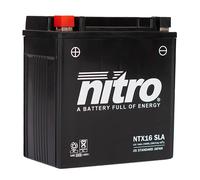 Nitro Batterie 12V 14AH YTX16-BS Gel (für: Triumph Tiger 800 ABS A08 11-15 )