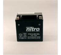 NITRO NTX14 Gel-Batterie 12V/12Ah 200A CCA - Perfekt für: Motorräder und Scooter