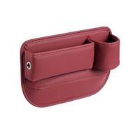 NIVQH Aufbewahrungsbox AutositzlüCken FüR Skoda Karoq NU7 2017-2025,Stabiles ZubehöR Platzsparendem Lagerung Handy,SchlüSsel,Kleinigkeiten,C2/Red - Co-Pilot