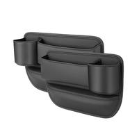 NIVQH Aufbewahrungsbox AutositzlüCken FüR Skoda Scala 2019-2025,Stabiles ZubehöR Platzsparendem Lagerung Handy,SchlüSsel,Kleinigkeiten,A/Black - Pilot and Co-Pilot