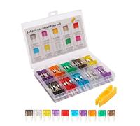 Nixiara Sicherungen Auto Kit | 120 Stück Mini Sicherungen Ersatz - Ersatzteile für Marine Boot Wohnwagen LKW SUV Motorräder