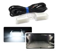 njssjd 2 x LED-Kofferraumleuchten für 2016-2024 A.udi A4 S4 B9 Limousine, doppelte Kofferraumbeleuchtung, zusätzliche Innenraum-Lampe