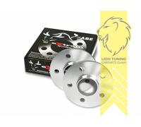 NJT ALU Spurplatten Verbreiterung Set 5x112 66,6mm für Audi Mercedes Benz VW 20m