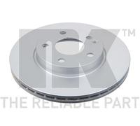 Nk 1x Bremsscheibe [Hersteller-Nr. 313372] für Mercedes-Benz