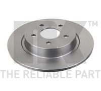 NK Bremsscheibe 204847 hinten voll 280 mm - passend für Ford C-Max, Focus, Volvo C30