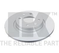 Nk 1x Bremsscheibe Vorderachse Voll [Hersteller-Nr. 313939] für Renault, Dacia, Smart