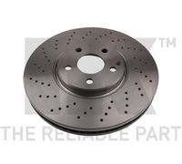 NK 203382 2x Bremsscheiben gelocht 2 Stück Scheibenbremse Brake Discs vorne