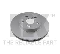 NK 2x Bremsscheibe Ø255 mm belüftet beschichtet für Toyota Prius Liftback _W2_