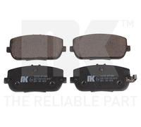 NK Bremsbelagsatz Scheibenbremse 223253 hinten rechts/links ohne Zubehör für FIAT MAZDA ABARTH