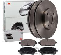 NK BREMSSCHEIBEN 258mm + BELÄGE VORNE für FORD FIESTA 6 VI MK6 Bj 2008 - 2017
