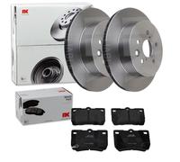 NK BREMSSCHEIBEN 310mm + BREMSBELÄGE HINTEN passend für LEXUS GS IS 2 E2 IS C