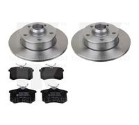 NK BREMSSCHEIBEN+BELÄGE HINTEN passend für VW GOLF 3 CORRADO PASSAT VENTO V6