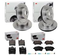 NK BREMSSCHEIBEN + BELÄGE VORNE + HINTEN passend für MERCEDES CLK C209
