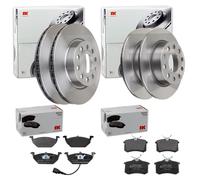 NK BREMSSCHEIBEN + BELÄGE VORNE + HINTEN passend für VW GOLF 5 1K GOLF 6 5K