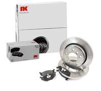 NK Set Bremsscheiben Voll hinten + Bremsbeläge für Mazda Premacy 626 V Hatchback