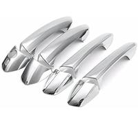 NMBYUXI Auto-Außentürgriffe, 8-teilig, linker Fahrer, ABS-Chrom-Seitentürgriffabdeckungen, Zierleiste für Mercedes-Benz B/C/E/GLK/ML/CLA-Klasse W246 W204 W212 X204 W166 W117