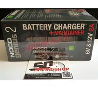 NOCO GENIUS 2 A EU Batterieladegerät Lithium Gel Säure Auto Motorrad 6/12V