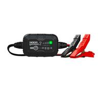 NOCO GENIUS2EU, 2-Amp Vollautomatisches Intelligentes Ladegerät, 6V und 12V Batterieladegerät, Erhaltungsladegerät, und Batterie-Desulfator mit Temperaturkompensation