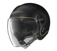 Nolan N21 Visor 06 Borsalino Jethelm, schwarz-gold, Größe XL für Männer