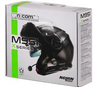 Nolan N-Com M951 X Bluetooth Kommunikationssystem Einzelset, schwarz, Einheitsgröße