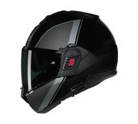Nolan N120-1 N-Com Verniciatura Speciale 341 Motorradhelm (Schwarz/Grau/Silber)