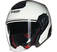 Nolan N40-5 06 Classico N-Com Jethelm, weiss, Größe 2XS für Männer