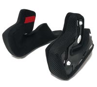 Nolan N60-6 Clima Comfort Wangenpolster, schwarz-rot, Größe 3XL für Männer