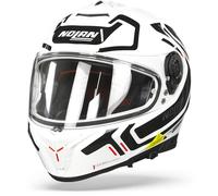 Nolan N80-8 Ally N-Com Helm, schwarz-weiss, Größe XL