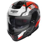 Nolan N80-8 Starscream N-Com Helm, schwarz-weiss-rot, Größe XS für Männer