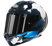 Nolan X-804 RS Ultra Carbon 30TH Anniversary Special Helm, weiss-türkis-blau, Größe XL für Männer